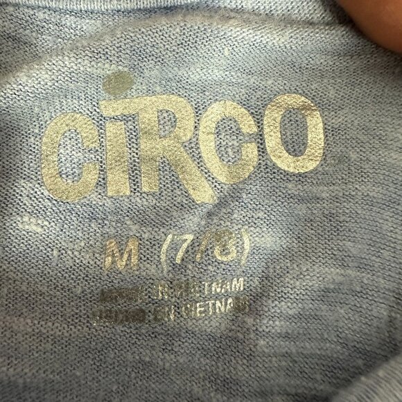 Circo Girls' Light Blue Ruffled Tank Top - Size M (7/8) - Picture 2 of 4